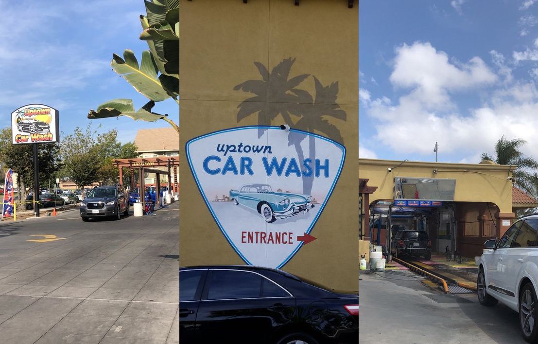 Uptown Car Wash Building and Wash Bay